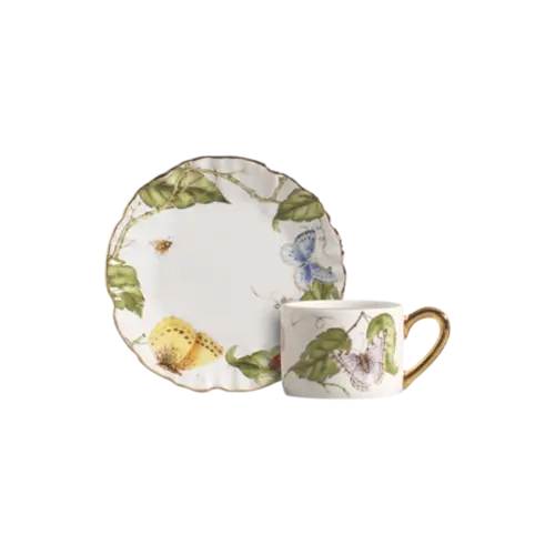 Xícara Café com Pires Decorado