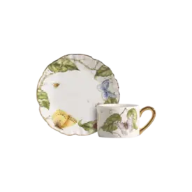 Xícara Café com Pires Decorado