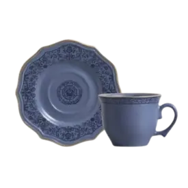Xícara Café com Pires Decorado