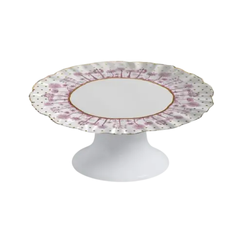 Porta Torta com Pé Petit Decorado