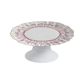 Porta Torta com Pé Petit Decorado